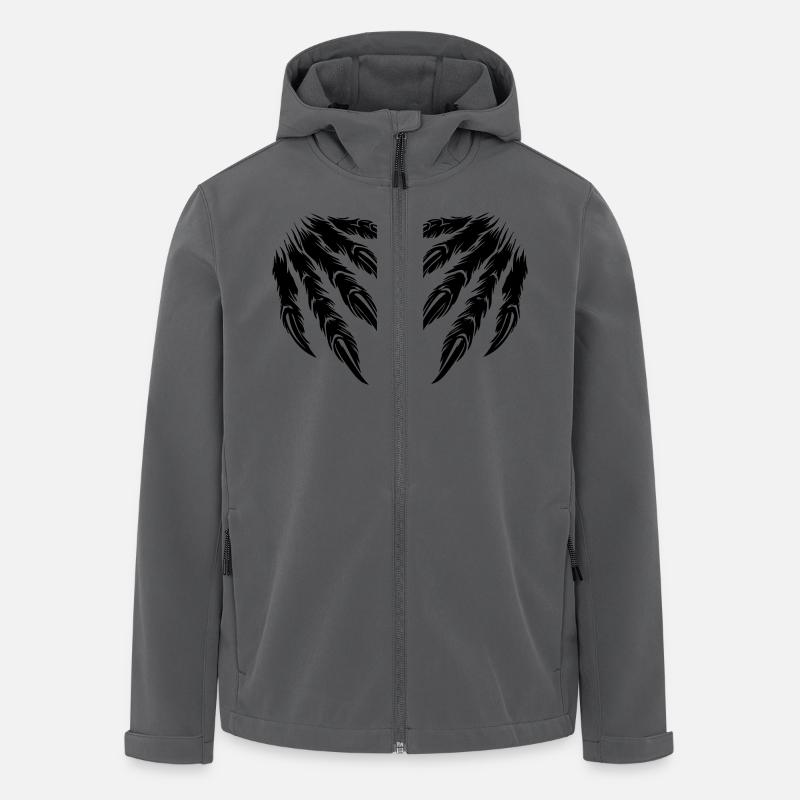 Claws 2 - Men’s Recycled Softshell Jacket by Stanley/Stella - anthracite