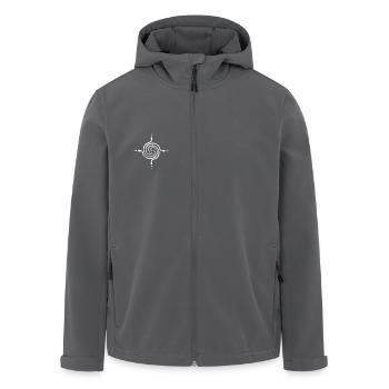 Schlangen in Form einer Spirale - Recycelte Männer Softshell-Jacke von Stanley/Stella - Anthrazit - Vorne - AI Model Male 185 light (185cm)