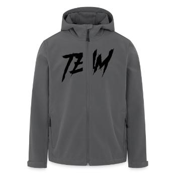 team - Recycelte Männer Softshell-Jacke von Stanley/Stella - Anthrazit - Vorne - AI Model Male 185 light (185cm)