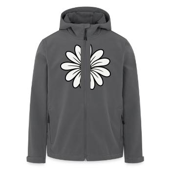 Gänseblümchen - Recycelte Männer Softshell-Jacke von Stanley/Stella - Anthrazit - Vorne - AI Model Male 185 light (185cm)