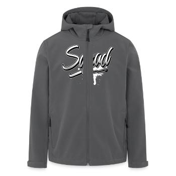 Squad - Recycelte Männer Softshell-Jacke von Stanley/Stella - Anthrazit - Vorne - AI Model Male 185 light (185cm)