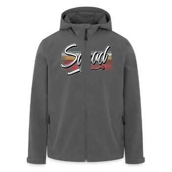 Squad - Recycelte Männer Softshell-Jacke von Stanley/Stella - Anthrazit - Vorne - AI Model Male 185 light (185cm)