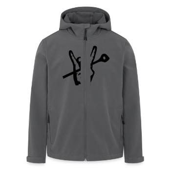 Rockhand, Kochlöffel, Kitchen - Recycelte Männer Softshell-Jacke von Stanley/Stella - Anthrazit - Vorne - AI Model Male 185 light (185cm)