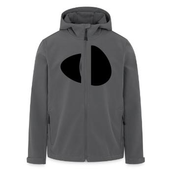 2 Eier - Recycelte Männer Softshell-Jacke von Stanley/Stella - Anthrazit - Vorne - AI Model Male 185 light (185cm)