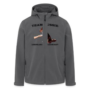 Aussie Team11 - Recycelte Männer Softshell-Jacke von Stanley/Stella - Anthrazit - Vorne - AI Model Male 185 light (185cm)