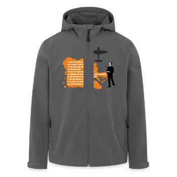 faq modellflug - Recycelte Männer Softshell-Jacke von Stanley/Stella - Anthrazit - Vorne - AI Model Male 185 light (185cm)