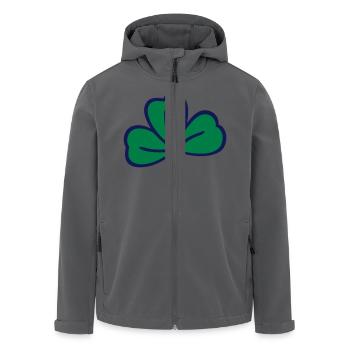 Kleeblatt Kleeblatt - Recycelte Männer Softshell-Jacke von Stanley/Stella - Anthrazit - Vorne - AI Model Male 185 light (185cm)
