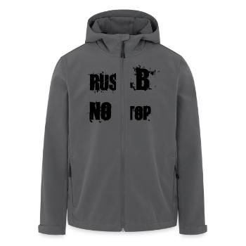 RUSH B NO STOP - Recycelte Männer Softshell-Jacke von Stanley/Stella - Anthrazit - Vorne - AI Model Male 185 light (185cm)