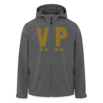 vip 5 star - Recycelte Männer Softshell-Jacke von Stanley/Stella - Anthrazit - Vorne - AI Model Male 185 light (185cm)