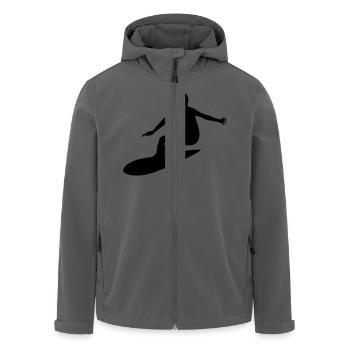 Surfer Girl - Recycelte Männer Softshell-Jacke von Stanley/Stella - Anthrazit - Vorne - AI Model Male 185 light (185cm)