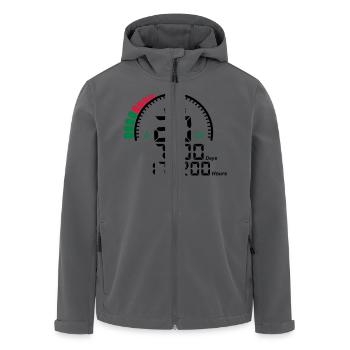 Jahre 20 Jahre Jubiläum Meter - Recycelte Männer Softshell-Jacke von Stanley/Stella - Anthrazit - Vorne - AI Model Male 185 light (185cm)