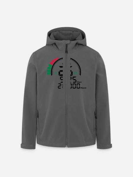Jahre 25 Jahre Jubiläum Meter - Recycelte Männer Softshell-Jacke von Stanley/Stella - Anthrazit