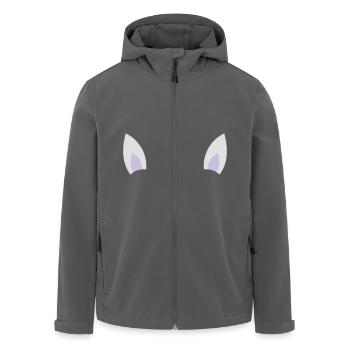 Einhornhorn und Ohren - Recycelte Männer Softshell-Jacke von Stanley/Stella - Anthrazit - Vorne - AI Model Male 185 light (185cm)