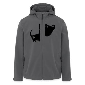 Schuss! - Recycelte Männer Softshell-Jacke von Stanley/Stella - Anthrazit - Vorne - AI Model Male 185 light (185cm)