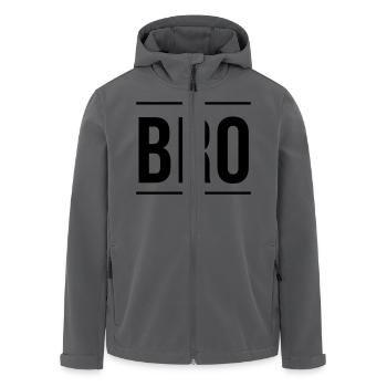 Bro - Recycelte Männer Softshell-Jacke von Stanley/Stella - Anthrazit - Vorne - AI Model Male 185 light (185cm)