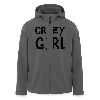 crazy girl - Recycelte Männer Softshell-Jacke von Stanley/Stella - Anthrazit - Vorne - AI Model Male 185 light (185cm)