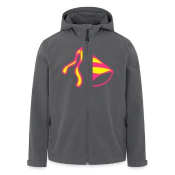 Fiesta Festival Hut Hut party1 - Recycelte Männer Softshell-Jacke von Stanley/Stella - Anthrazit - Vorne - AI Model Male 185 light (185cm)