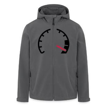 Tacho - Recycelte Männer Softshell-Jacke von Stanley/Stella - Anthrazit - Vorne - AI Model Male 185 light (185cm)
