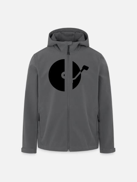 Turntable - Recycelte Männer Softshell-Jacke von Stanley/Stella - Anthrazit