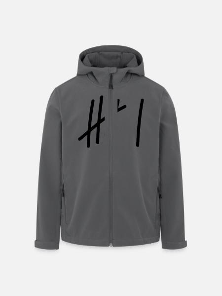 6 Striche // 6 Mal // Geburtstag // Geschenk - Recycelte Männer Softshell-Jacke von Stanley/Stella - Anthrazit