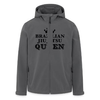 brazilian jiu jitsu bjj queen - Recycelte Männer Softshell-Jacke von Stanley/Stella - Anthrazit - Vorne - AI Model Male 185 light (185cm)