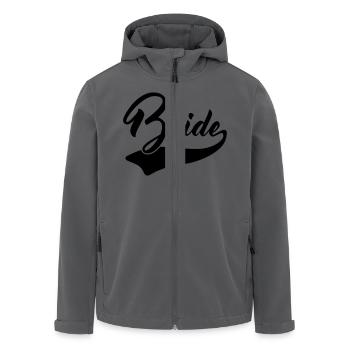 Bride - Recycelte Männer Softshell-Jacke von Stanley/Stella - Anthrazit - Vorne - AI Model Male 185 light (185cm)