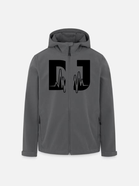 dj - Recycelte Männer Softshell-Jacke von Stanley/Stella - Anthrazit