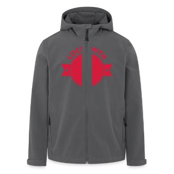 Schlosser / Schloss / Arbeit / Job - Recycelte Männer Softshell-Jacke von Stanley/Stella - Anthrazit - Vorne - AI Model Male 185 light (185cm)