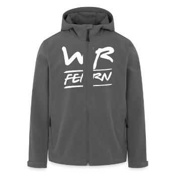 ich heirate - wir feiern - Recycelte Männer Softshell-Jacke von Stanley/Stella - Anthrazit - Vorne - AI Model Male 185 light (185cm)
