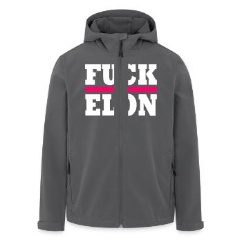 Fuck elon - Recycelte Männer Softshell-Jacke von Stanley/Stella - Anthrazit - Vorne - AI Model Male 185 light (185cm)
