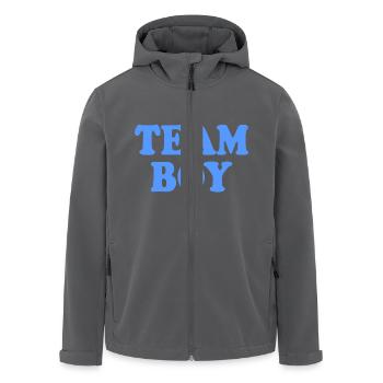 Team boy - Recycelte Männer Softshell-Jacke von Stanley/Stella - Anthrazit - Vorne - AI Model Male 185 light (185cm)