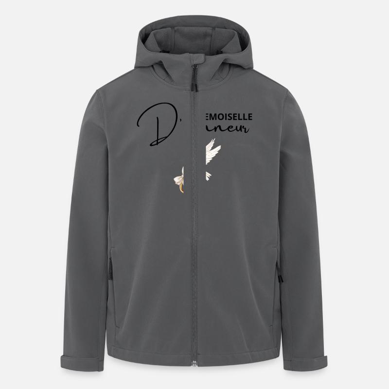 Brautjungfer - Recycelte Männer Softshell-Jacke von Stanley/Stella - Anthrazit