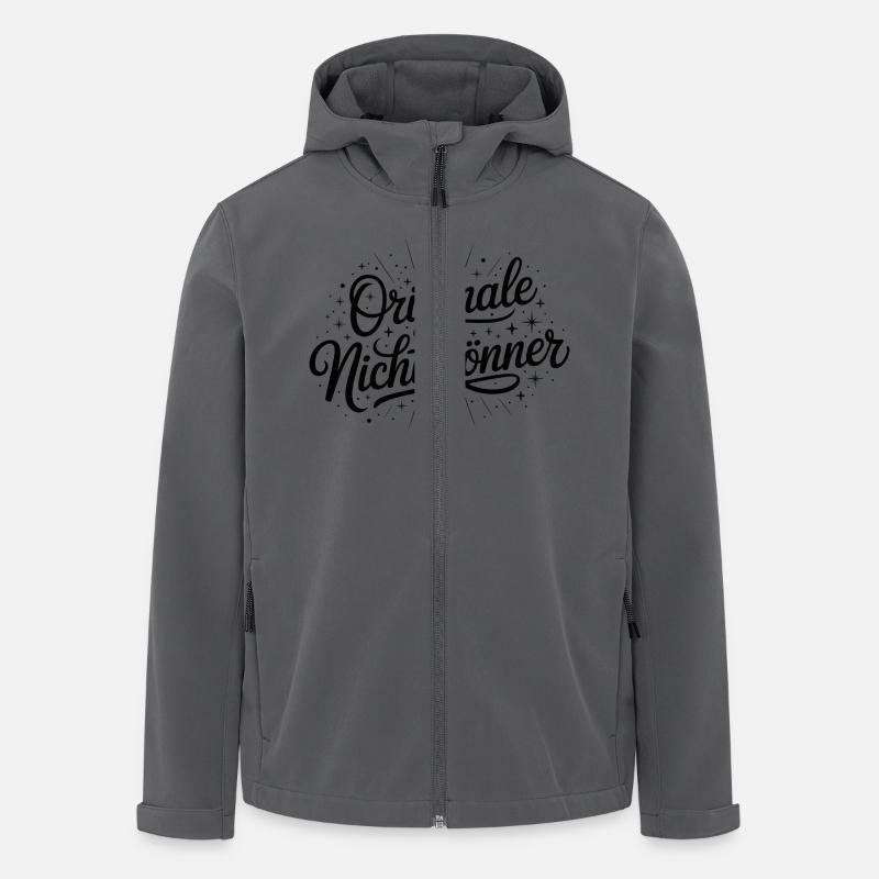 Originale Nichtsprofir - German Memes - Men’s Recycled Softshell Jacket by Stanley/Stella - anthracite
