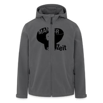 Andreas Hofer 2 - Recycelte Männer Softshell-Jacke von Stanley/Stella - Anthrazit - Vorne - AI Model Male 185 light (185cm)