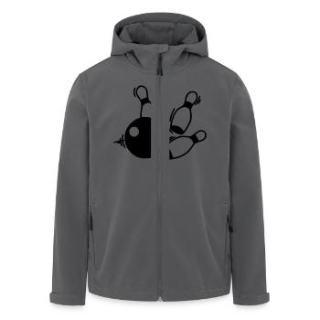 kegel team - Recycelte Männer Softshell-Jacke von Stanley/Stella - Anthrazit - Vorne - AI Model Male 185 light (185cm)