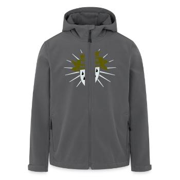 Kölsch Mädche - Recycelte Männer Softshell-Jacke von Stanley/Stella - Anthrazit - Vorne - AI Model Male 185 light (185cm)