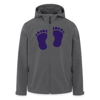 Baby - Recycelte Männer Softshell-Jacke von Stanley/Stella - Anthrazit - Vorne - AI Model Male 185 light (185cm)