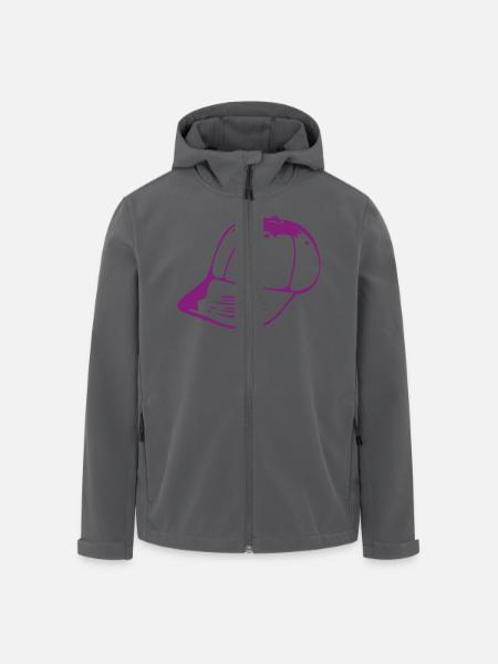 mütze - Recycelte Männer Softshell-Jacke von Stanley/Stella - Anthrazit