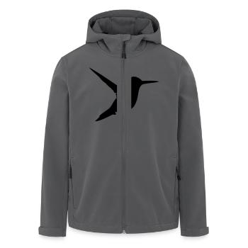 Kolibri - Recycelte Männer Softshell-Jacke von Stanley/Stella - Anthrazit - Vorne - AI Model Male 185 light (185cm)