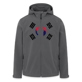 Taekwondo - Recycelte Männer Softshell-Jacke von Stanley/Stella - Anthrazit - Vorne - AI Model Male 185 light (185cm)