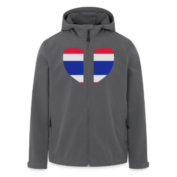 Ich liebe Thailand - Recycelte Männer Softshell-Jacke von Stanley/Stella - Anthrazit - Vorne - AI Model Male 185 light (185cm)