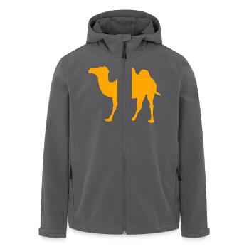 chameau - Recycelte Männer Softshell-Jacke von Stanley/Stella - Anthrazit - Vorne - AI Model Male 185 light (185cm)