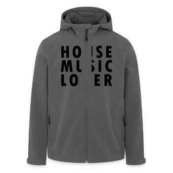 House Music Lover - Recycelte Männer Softshell-Jacke von Stanley/Stella - Anthrazit - Vorne - AI Model Male 185 light (185cm)