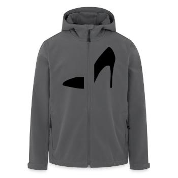 High Heels & Stilettos - Recycelte Männer Softshell-Jacke von Stanley/Stella - Anthrazit - Vorne - AI Model Male 185 light (185cm)