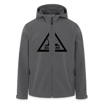 bauherr - Recycelte Männer Softshell-Jacke von Stanley/Stella - Anthrazit - Vorne - AI Model Male 185 light (185cm)