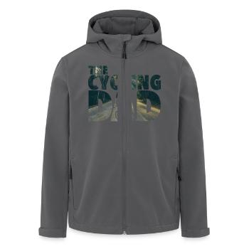 The Cycling Dad - Recycelte Männer Softshell-Jacke von Stanley/Stella - Anthrazit - Vorne - AI Model Male 185 light (185cm)