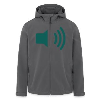 volume - Recycelte Männer Softshell-Jacke von Stanley/Stella - Anthrazit - Vorne - AI Model Male 185 light (185cm)