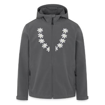collier tiare couronne sans feuille - Recycelte Männer Softshell-Jacke von Stanley/Stella - Anthrazit - Vorne - AI Model Male 185 light (185cm)