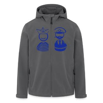 Matrose & Kapitän - Recycelte Männer Softshell-Jacke von Stanley/Stella - Anthrazit - Vorne - AI Model Male 185 light (185cm)