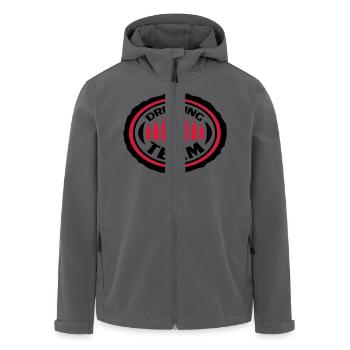 Drinking Team - Recycelte Männer Softshell-Jacke von Stanley/Stella - Anthrazit - Vorne - AI Model Male 185 light (185cm)